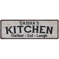 DAISHA's Kitchen Rustic Chic Decor Gift 6x18 Sign 106180051635