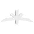 thumbnail image 2 of 48"W x 18"H x 2"D x 4"F, 9/12 Pitch, Davenport Architectural Grade PVC Gable Bracket, 2 of 8