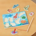 Melissa & Doug Wooden Fishing Game and Puzzle With Wooden