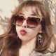 thumbnail image 1 of Gafas de sol cuadradas europeas y americanas, gafas de sol de moda con montura grande para mujer, gafas de sol de cara grande con borde ancho, 1 of 4