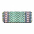 thumbnail image 1 of Moroccan Computer Mouse Pad, Colorful Moroccan Mosaic Wall Middle East Style Craftsmanship Vertical Details, Rectangle Non-Slip Rubber Mousepad Large, 31" x 12" Gaming Size, Multicolor, by Ambesonne, 1 of 2