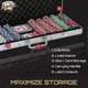 thumbnail image 5 of 500 Piece Poker Chip Set With Striped Dice Suitable For Texas Hold 'em Gaming, 11.5 Gram Chips, 5 of 5