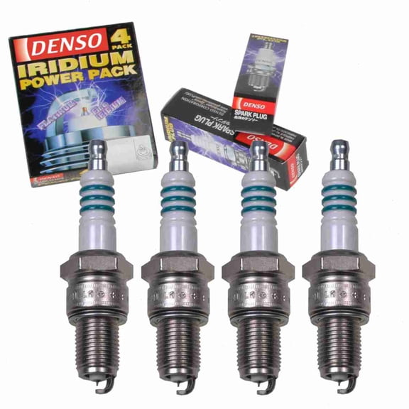 4 pc DENSO Iridium Power Spark Plugs compatible with Toyota Pickup 2.0L 2.2L 2.4L L4 1974-1995