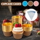 thumbnail image 3 of Muyoka 50PCS Foil Metallic Cupcake Liners Estuches de papel Tazas para hornear Muffin Wrappers Cups Muyoka Hogar, 3 of 7