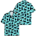 thumbnail image 2 of Funny Black Cat Hawaiian Shirts for Men Casual Vintage Men Hawaiian Shirt for Men Hawaiian Shirts Short Sleeve, 2 of 7