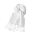 thumbnail image 4 of Bufanda de invierno Elegante accesorio de vestir largo Chal con borlas Chal grueso, 4 of 8