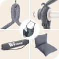 thumbnail image 4 of WBHome Extra Large Hammock Chair Swing with Hardware Kit, Hanging Macrame Chair Cotton Canvas, Include Carry Bag & Two Soft Seat Cushions,, 4 of 9