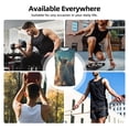 thumbnail image 5 of Kdxio Starry Sky Cloud Wolf for Men's Muscle T-shirt,Sleeveless for Workout Running Athletic Gym Lounge Casual, 5 of 5