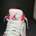 thumbnail image 5 of Ni - ke Size 6.5 - Ni - ke Air Jordan 4 Retro OG GS Fire Red 2020 Men's Shoes - 408452 160, 5 of 5