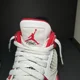 thumbnail image 5 of Ni - ke Size 6.5 - Ni - ke Air Jordan 4 Retro OG GS Fire Red 2020 Men's Shoes - 408452 160, 5 of 5