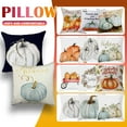 thumbnail image 2 of Wovilon Autumn Decorations Pumpkin Pillow Covers Fall Decor Grateful Thanksgiving Throw Pillow Covers Cushion Cover 18 X 18, 2 of 2