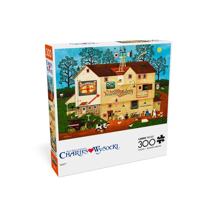 Buffalo Games 300-Piece Large Charles Wysocki Veterinary Animals