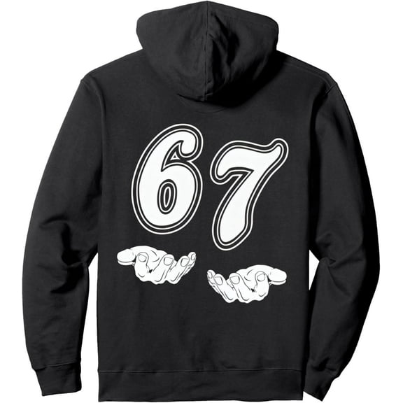 Six Seven 6 7 Meme Alpha Slang Pullover Hoodie Sweatshirt for Men Women