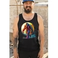 thumbnail image 4 of Full Moon Bigfoot Men's Tank Top Hiking Sasquatch Hide and Seek Champion, 4 of 7