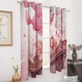 thumbnail image 2 of Blackout Curtains for Bedroom Ocean Mermaid Coral Full Room Darkening Grommet Curtains for Living Room,Thermal Insulated Ombre Drapes, 2 of 7