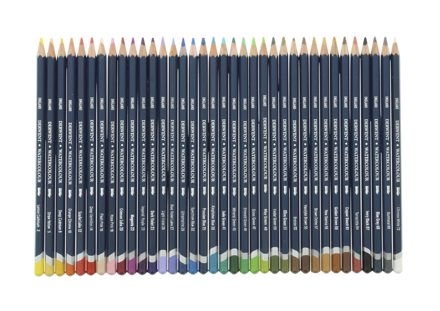 Derwent Watercolor Pencils 72 Colors Set