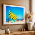 thumbnail image 4 of Blurred Beach Vibes - San Diego California Photography Oak Framed Wall Art Print 16 x 24 inches, 4 of 6