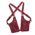 thumbnail image 4 of Yunhgft Underarm Shoulder Bag Concealed Pack Utility Pouch for Hiking Party Role Playing Red, 4 of 9