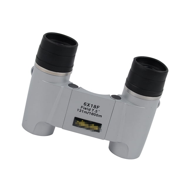 Jumelles pour Enfants Nikula 618: Auto-Focus, Résolution HD 7.8, Vision Nocturne Basse pour Exploration et Concerts en Extérieur, Télescope Portable à Double Usage (Argent/noir)
