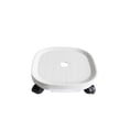 thumbnail image 1 of Pot Tray Portable Replacement Solid Color Rectangular Reusable Washable Heavy Duty Office Balcony Vase Holder with Brake White Size 4, 1 of 9