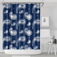 thumbnail image 2 of 72x84 Vintage Boho Shower Curtain in Earthy Colors, Quick-Drying Polyester with Plastic Hooks, Tribal Design for Rustic Bathrooms, 2 of 5