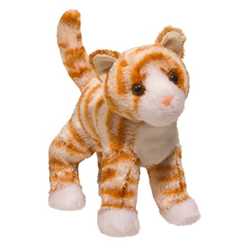stuffed orange tabby cat