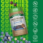 Mushroom Complex | 60 Gummies | 10 Mushrooms | Vegan, Non-GMO & Gluten Free | by Nature's Truth