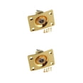thumbnail image 4 of Greeniant Panel de toma de Audio para guitarra eléctrica Gibson TL, 1/4 , 6,35mm, montaje de conector de Audio cuadrado Type6 NO6 Greeniant CBP097355, 4 of 5