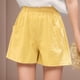 thumbnail image 3 of MKLEKYY Pantalones Cortos Anchos, Casuales, de Cintura Alta, Holgados y Finos para Mujer, 3 of 4