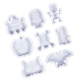 6/8Pcs Halloween Christmas Candle Moulds for Epoxy Resin, Candle ...