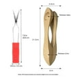 thumbnail image 3 of 2pcs Musical Spoons Folk Percussion Instrument, Natural Wood Sound Musical Spoons Traditional Folk Session Percussion Instrument, 3 of 5