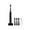 Black, variant on Wovilon Toothbrush With 4 Brush Heads And USB Charging Base, Five Modes, IPX7 Rating Newly Upgraded Toothbrush, Long Life, Fast Charging