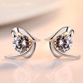 thumbnail image 4 of Pendientes de mujer Pendientes de moda Pendientes de perlas Pendientes de mujer Pendientes colgantes de perlas y cristal, 4 of 6