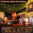 thumbnail image 2 of Luces de cadena navideñas Hezbjiti 1000 LED 123 m para exterior, 2 of 8