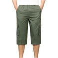 thumbnail image 2 of Clearance Under $5 Clothing fors,AXXD Summer Fitness Bodybuilding Printed Pocket Sports Shortss Khaki Cargo Pants for Men Green 16, 2 of 8