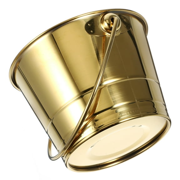 Ice Bucket Thicken Ice Storage Bucket Beer Metal Wine Bucket Beverage Bucket Ice Cube Container Party Wine Holder