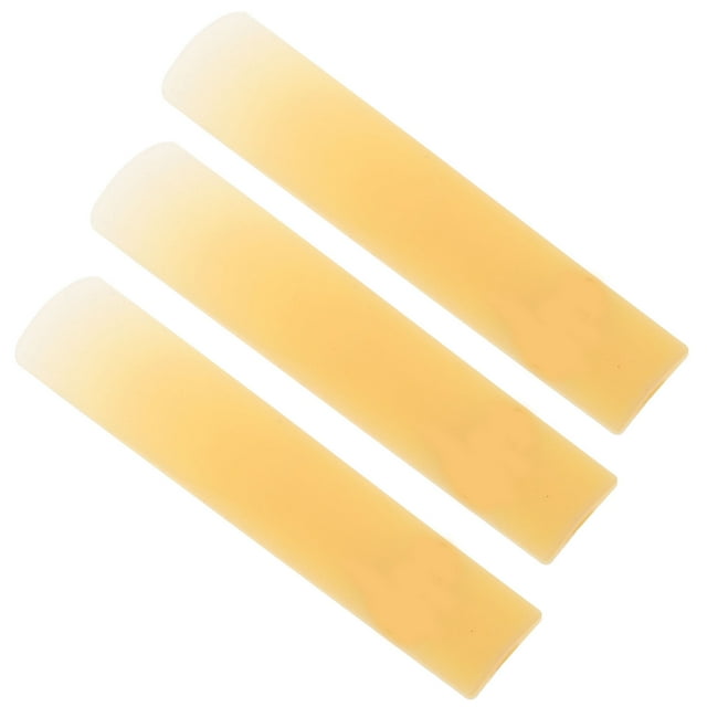 OUNONA 3 Pcs Roseaux de Clarinette Durables en Résine Pièce Compacte pour Usage Professionnel de Clarinette