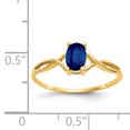 thumbnail image 2 of 14k Yellow Gold Sapphire Birthstone Ring September, 2 of 6