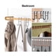 thumbnail image 3 of Ganchos dobles en S de acero inoxidable para baño y cocina, colgadores de toallas sin perforación, ganchos para puertas, color plata [2 piezas] - Fácil instalación, capa de goma antideslizante, ideal, 3 of 6