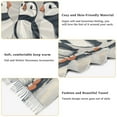 thumbnail image 5 of FORMRS Womens Scarf Winter Soft Long Big Warm Shawls Wrap Tassel Scarves, Cute Puffin, 5 of 9