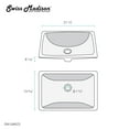 thumbnail image 6 of Plaisir 21 Rectangular Under-Mount Bathroom Sink, 6 of 10