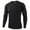 Black, variant on Lumeqa Men's UV Sun Protection UPF 50+ Shirts Long Sleeve Rash Guard Workout Quick Dry Shirt for Hiking Fishing Swimming