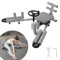 Hemousy Adjustable Leg Stretcher Machine, 0-210° Flexibility Training ABS/Stainless Steel Splits Machine for Yoga, Dance, or Home Fitness