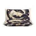 thumbnail image 3 of 3 Pcs Soft Bedding Set, Includes 1 Duvet Cover with Zipper And 2 Pillow,Shams Flower Entwined Snake Queen(90"×90"), 3 of 8