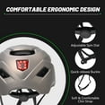 thumbnail image 4 of Lilypelle Adult Lightweight Bike Protective Helmet With LED Light ,Adjustable 21.7-22.8in(55-58CM), Mountain Bicycle Quick Dry Helmet, 4 of 9