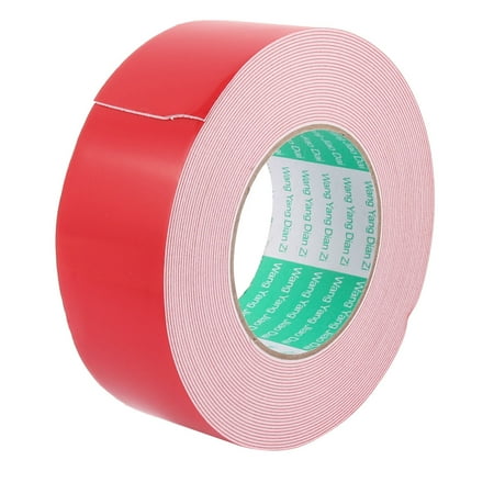 Unique Bargains 5CM Width 10M Length 1MM Thick White Double Sided Waterproof Sponge Tape for Car
