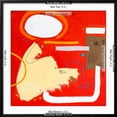 thumbnail image 5 of Art.com Orange halo Art Print by Hyunah Kim, Black Frame Wall Art, 29" x 29", 5 of 5