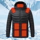 thumbnail image 3 of Abrigo Calefactable Chaqueta Calefactora Eléctrica USB 21 Áreas Hombres Camping, 3 of 9