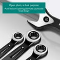 thumbnail image 2 of 6mm-22mm Combination Open End DualUse Plums Blossoms Ratchets Wrenches Spanners for DIY Repairs, 2 of 10