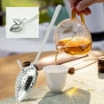 thumbnail image 3 of Homelife Stainless Steel Tea Diffuser with Hook Fine Holes Tea Interval Filter for Loose Leaf Tea And Coffee Brewing Portable Tea Infuser for Home Travel, 3 of 13